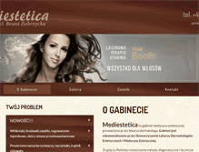 Tablet Screenshot of mediestetica.eu